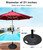 Koutemie Umbrella Base Outdoor Patio, Patio Umbrella with Stand, 21 Inches