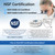 ICEPURE UKF8001 Replacement for Whirlpool Filter 4 EveryDrop EDR4RXD1 4Pack
