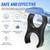B00351PL-WS Marine Storage / Stowing Clips for B00351PL-WS Pontoon Boat Ladder Replacement, Pontoon Ladder Stowing Clips for 3 Steps Boat Telescopic Ladder or 4 Steps Boat Telescopic Ladder - 2 Pack