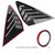 CKE for Honda Accord 2023-2026 Window Louvers -Carbon Fiber Style