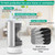 imeccalive 2 Pack Air Pro PECO-HEPA Filters Replacement Compatible with Molekule Tri-Power Air Pro Air Purifiers, 3 in 1 Efficient Filtration System with Activated Carbon