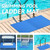 Swimming Pool Ladder Mat,Swimming Pool Step Mat with Non-Slip Texture - Blue Protective Pools Step Pad, Pool Accessories for Above Ground Stairs(36 X 24 Inch)
