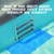 Swimming Pool Ladder Mat,Swimming Pool Step Mat with Non-Slip Texture - Blue Protective Pools Step Pad, Pool Accessories for Above Ground Stairs(36 X 24 Inch)