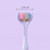 2 Pcs Random Color Three-Sided Soft Hair Toothbrush, Effective Wrap-Around Design, Deeply and Thoroughly to Clean Teeth and Gums, Suitable for Adults and Children Toothbrushes and Accessories