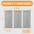 KEESHA Stainless Steel Cooking Grates Replacement Emitter for Charbroil Tru-Infrared 3-Burner Grill 463242515 463367016 463242516 466242515 466242615 463243016 463367516 466242516