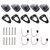 DERMOKA Cab Roof Top Marker Lights White Led Clearance Running Lamps for 1999-2016 F250 F350 F450 F550 Super Duty Pickup Truck, 5PCS (Clear Len)