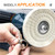 SCOTTCHEN 6inch Buffing Polishing Wheels 1/2" Arbor Hole,Soft/Fine/Medium for Bench Grinder-3PCS,with Buffing Polishing Cutting Compounds 7.4 Oz.Kit