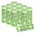 Lombaour 12Pcs AA 600mAh Solar String Light Rechargeable Batteries