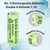 Lombaour 12Pcs AA 600mAh Solar String Light Rechargeable Batteries