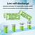 Lombaour 12Pcs AA 600mAh Solar String Light Rechargeable Batteries