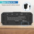 Peakeep Small Digital Alarm Clock for Bedroom, Large Number, Battery Backup