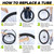 Hydencamm 2 Pack 20x3 Fat Tire Bike Inner Tubes, Fit 3.0/3.3/3.5, 32mm AV