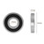 Kozelo 6305RS Deep Groove Ball Bearings - [25x62x17mm] Carbon Steel Balls for Motors Machine Tool Gearboxes Bearing Use, Double Sealed