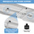 Wall Mounted Ironing Board with Height Adjustment, Foldable 36 x 12 Inch