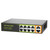 SICSOLINK 8-Port PoE+ Switch, 2 Uplink, 120W 802.3af/at Unmanaged Switch