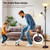 GyroVu Torchiere Floor Lamp for Living Room, LED Standing Reading Light