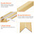 uxcell 3Pcs Wall Corner Protector, 35.4" Lx0.79 W Corner Guards, Rose Gold