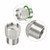 TAISHER 2PCS 304 Stainless Steel Flexible Movable Connector, 1/2" Male for Sprayer, Angled Valve, Shower Arm