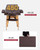 BestMassage | Portable Massage Table | 24" Wide, Brown PU Leather
