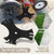 Universal 9" x 9" Edger Blade (5/8" Center Hole), 3-Side Edger Star Blade for Craftsman Walk Behind Edger, Mclane, Also for Power Trim Edgers Tru-Cut Edgers King Lawn Edgers