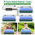 BlumWay Seed Starter Tray with Grow Light, Humidity Dome, 3 Pack 120 Cells
