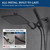 G-Promise All Metal 12" Rain Shower Head with Handheld for Bathroom Upgrade