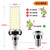 FanNicoo E12 LED Bulb, 6pcs 20W LED Corn Light Bulb 150W Equivalent 2500Lumen 6500K Cool Daylight White Non-Dimmable LED Candelabra Light Bulbs for Ceiling Fan Home Kitchen Bathroom Indoor