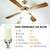 FanNicoo E12 LED Bulb, 6pcs 20W LED Corn Light Bulb 150W Equivalent 2500Lumen 6500K Cool Daylight White Non-Dimmable LED Candelabra Light Bulbs for Ceiling Fan Home Kitchen Bathroom Indoor