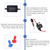 Sylvil 12V Car Antenna Booster, Universal Auto Radio Aerial Antenna Signal Reception Amplifier, Amplify Signal & Reduce Noise AM FM for Stereo Audio Radio Media, Car Accessories