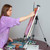PATIKIL Artist Easel Stand, Paint Easel for Canvas Painting with Detachable Tray, Metal Tripod Easel Adjustable Height from 20 to 61 Inch for Table-Top/Floor Painting Drawing, Purple
