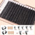 Geeneiya Volume Lash Clusters Eyelash Clusters DIY Lash Extension D Curl Eyelash Extensions,10-14mm Eye Corner Individual Eyelashes and 16-18MM Cluster Lashes