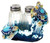 The Bridge Collection Ocean Sea Turtles Salt and Pepper Shaker Holder Set
