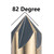 VALYRIANTOOL Cobalt Countersink Drill Bits Set(5PCS), M35 HSSCO 82 Degree 5 Flutes,1/4 Inch Quick Change Hex Shank for Stainless Steel, Metal, Wood, Carbon Steel 1/4'' 3/8'' 1/2'' 5/8'' 3/4''