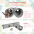 Cat Tunnels for Indoor Cats 51 Inch Collapsible Play Tube Peek Holes Toys
