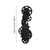 Sorandy 3D Mechanical Gear Clock, Design, Exquisite Craftsmanship, Large Moving Gear Wall Clock with Versatile Use for Home, Living Room, and Office (Black), Sorandygecnsmazwg-11