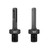 SALI 2PCS Core Drill Bit Adapter 5/8"-11 Thread Male to 3/8" SDS Plus Shank and 3/8" Triangle Shank 5/8" -11 Male Drill Bit Adapter for Threaded Diamond Hole Saw Diamond Core Drill