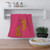 OHSUL Preppy Hot Cheetah Leopard Forest Green Absorbent Kitchen Towels Dish Towels Dishcloth,Trendy Retro Western Hand Towel Tea Towel for College Dorm Bathroom Kitchen Decor(Pink Orange)
