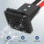 RVBOATPAT 120 Amp Battery Quick Disconnect Connector with Plug Mounting Panel Battery Cable Connector Battery Terminal Connectors Flush Mount Recessed Plate