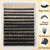 ALICE Lash Clusters Wispy Cluster Eyelash Extensions 204pcs 10-18mm Volume Individual Lashes 10-18mm Waterproof Natural Lash Extensions DIY Cluster Lashes DIY at Home