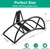 TomCare Garden Hose Holder Wall Mount, 150FT Capacity Water Hose Hanger