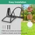 TomCare Garden Hose Holder Wall Mount, 150FT Capacity Water Hose Hanger