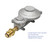 Flame King 300,000 BTU Horizontal Mounted 2-Stage Propane LP Regulator with POL for RVs, Vans, Trailers, Campers, 100LB Tanks, ASME Tanks, Generators