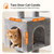 Heybly Cat Tree, 39" Tower with All-Sisal Wrapped Scratching Post HCT006SW