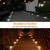 VOLISUN Solar Driveway Marker Lights Dock Marine Led Deck Outdoor 4 Pack