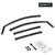 CLIM ART in-Channel Incredibly Durable Rain Guards for Lexus NX 2022-2026, Original Window Deflectors, Vent Window Visors, Vent Deflector, 4 pcs. - 622305