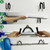 2 Pack Pool Pole Hanger/Hook, Pool Cleaning Tool Holder and Organizer for Pool Poles, Skimmers, Leaf Rakes, Nets, Brushes, Hose, use to Hang Pool Accessories on Pool Fence/Wall, is Rust Resistant