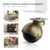 ANDUTEES 2 Inch Ball Furniture Caster Wheels, Brass Casters Set of 4, Plate Swivel Castor Wheels for Furniture, Kitchen, Cabinet, Table, Max Load Capacity 400 LBS(with Screws)