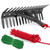 YIVIKPE Pond Rake, Weed Removal Tool, Steel Blades 24 inch Aquatic Weed Rake, Double Sided Lake Weed Cutter, Clean Aquatic Weeds Muck Silt Lake Rakes, 30ft Thicker Rope, Black.