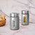 STJKBDFC Sugar Shaker Duster Stainless Steel and Glass Set with Adjustable Pour Holes Cinnamon Shaker For Coffee Bar,set of 2 (silvery)