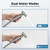 BRITULIF Hot and Cold Bidet Sprayer for Toilet, Adjustable Pressure